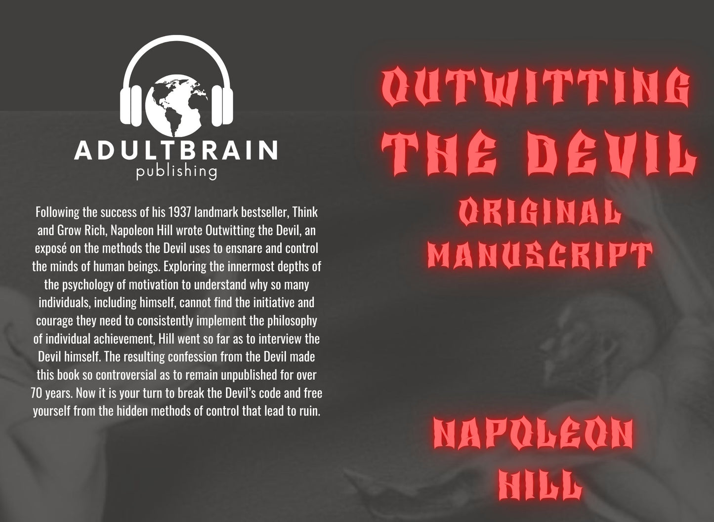 Outwitting the Devil Original Manuscript by Napoleon Hill